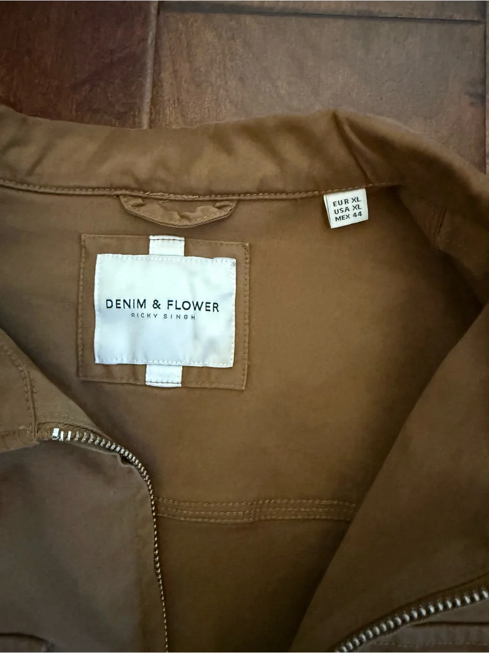 Denim & Flower Ricky Singh Zip-Front Jacket - Picture 3 of 8